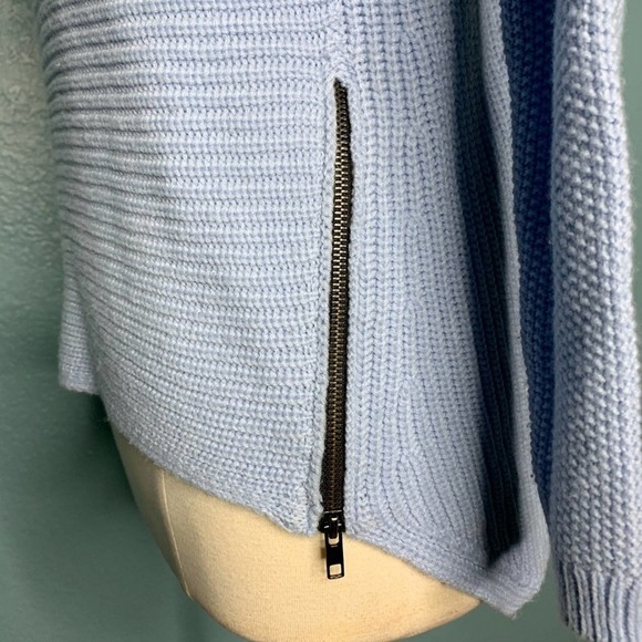 Bar III Side Zip Detail High Low Sweater - Picture 4 of 8